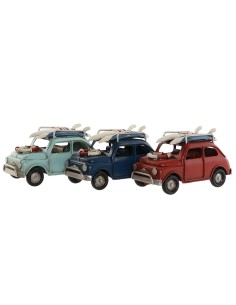 Figurine Décorative Home ESPRIT Bleu Rouge Multicouleur Bleu ciel 11 x 5 x 5,5 cm (3 Unités) 2