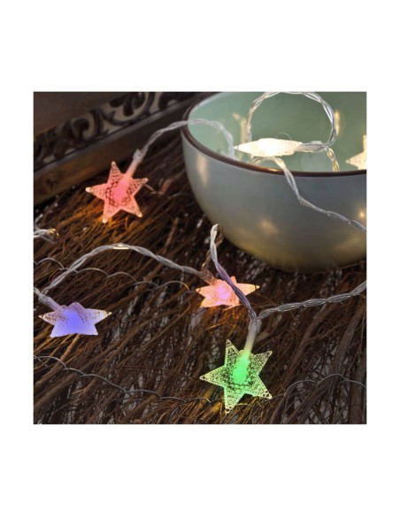 Guirlande lumineuse LED Decorative Lighting Multicouleur Transparent 1,30 m