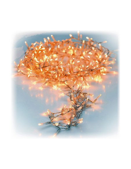 Guirlande lumineuse LED Transparent Lumière chaude Vert tendre 16,5 m 17 m