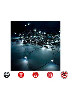Barrière lumineuse LED EDM 71267 2 x 1,5 m Blanc (1 Unité) 2