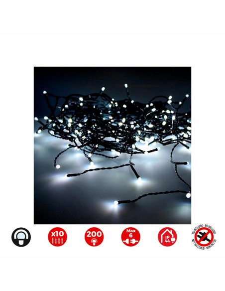 Guirlande lumineuse LED EDM 71262 3,2 W 2 x 2 m Blanc (Blanc froid 6500K) (1 Unité)
