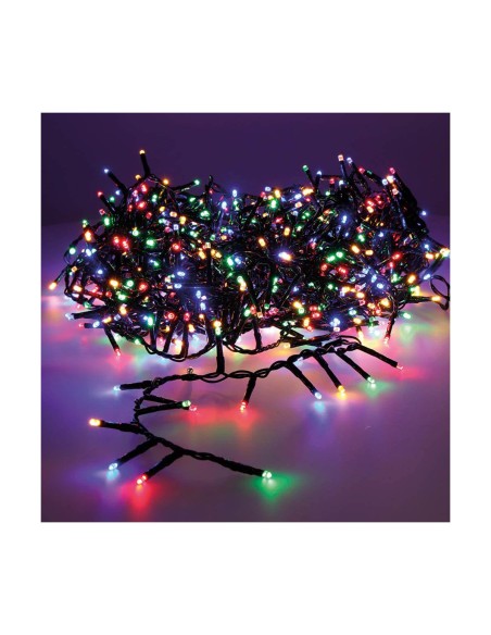 Guirlande lumineuse LED Lumineo Multicouleur Lumière chaude Vert tendre
