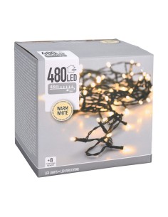 Guirlande lumineuse LED Lumière chaude Vert tendre 39 m Blanc 2