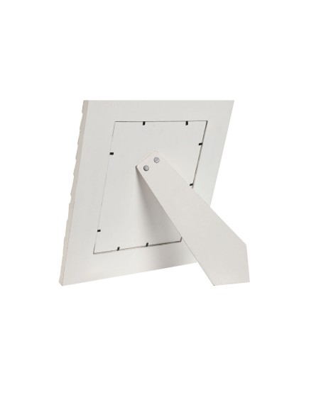 Cadre photo Home ESPRIT Blanc Verre Bois MDF 37 x 1,5 x 37 cm