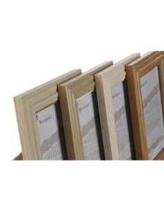 Cadre photo Home ESPRIT Multicouleur Verre polystyrène 19,2 x 1,6 x 24,2 cm (4 Unités) 2