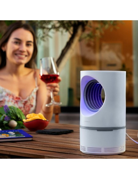 Lampe anti-moustiques à aspiration KL Virvel InnovaGoods (Reconditionné A)