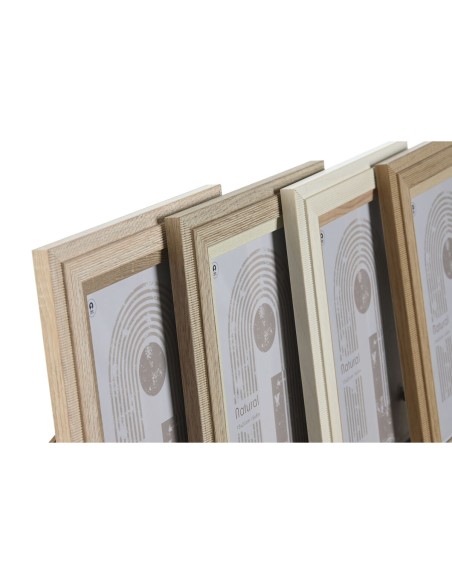 Cadre photo Home ESPRIT Verre Bois MDF 18 x 2,8 x 23 cm (4 Unités)