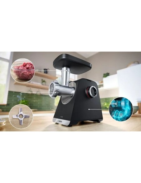 Hachoir BOSCH MFWS650B Noir Argenté 500 W