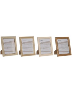 Cadre photo Home ESPRIT Multicouleur Verre polystyrène 26,2 x 1,6 x 31,2 cm (4 Unités)