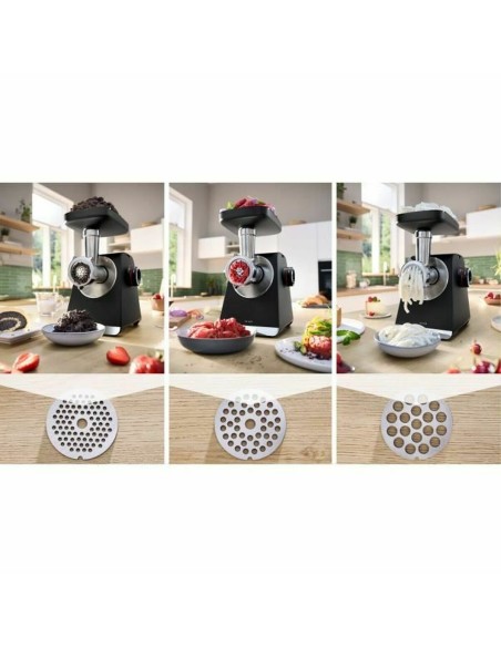 Hachoir BOSCH MFWS650B Noir Argenté 500 W