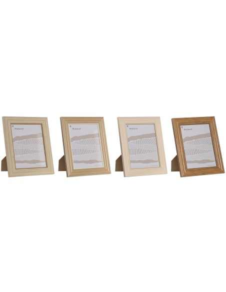 Cadre photo Home ESPRIT Multicouleur Verre polystyrène 21,2 x 1,6 x 26,2 cm (4 Unités)