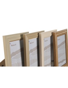 Cadre photo Home ESPRIT Multicouleur Verre polystyrène 21,2 x 1,6 x 26,2 cm (4 Unités) 2