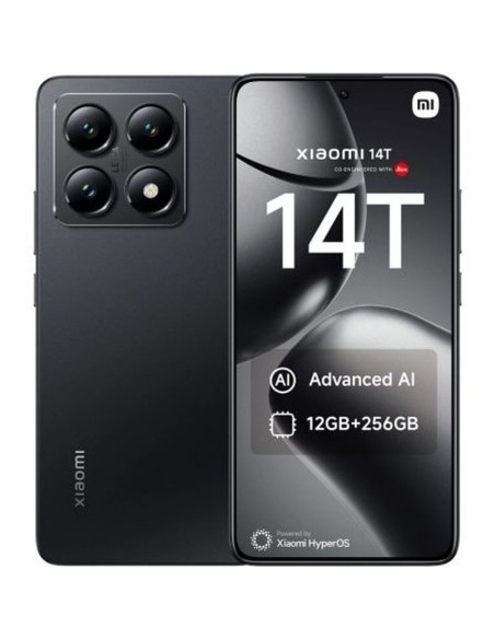 Smartphone Xiaomi 14T 12-256 BK Octa Core 12 GB RAM 256 GB Noir 6,67"