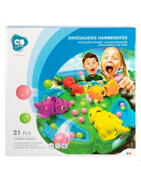 Jeu de société Colorbaby Dinosaure (6 Unités)