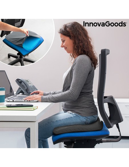 Coussin en Gel de Silicone nid d´Abeille InnovaGoods .. (Reconditionné A)