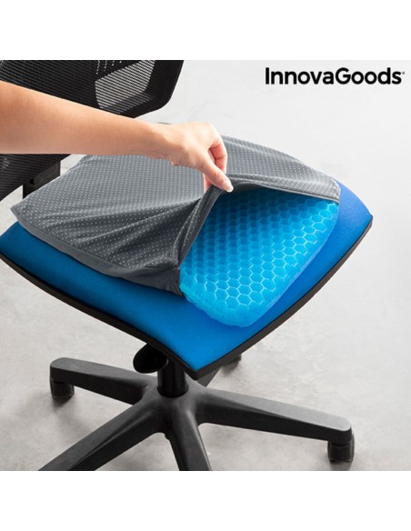 Coussin en Gel de Silicone nid d´Abeille InnovaGoods .. (Reconditionné A)