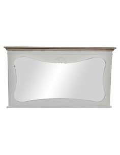 Miroir mural DKD Home Decor Blanc Naturel 105 x 64 x 4,5 cm