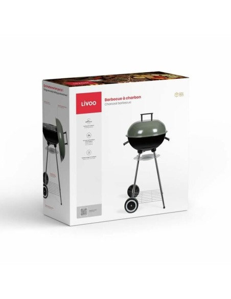Barbecue Portable Livoo DOC172K Acier chromé Ø 42 cm