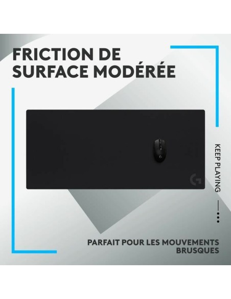 Tapis Antidérapant Logitech G840 Noir