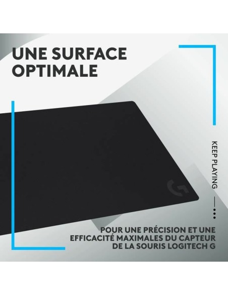 Tapis Antidérapant Logitech G840 Noir