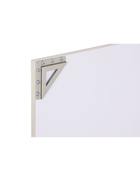 Miroir mural Home ESPRIT Blanc Marron Beige Gris 66 x 2 x 92 cm 70 x 2 x 97 cm (4 Unités)