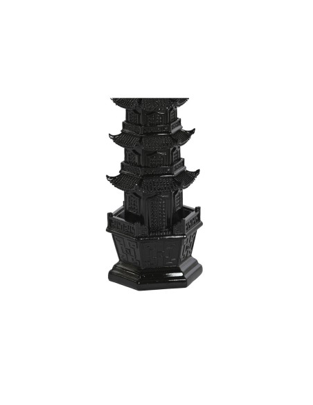 Figurine Décorative Home ESPRIT Noir Oriental 9 x 9 x 41 cm