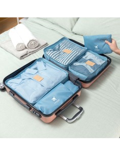 Ensemble de sacs de rangement pour bagage Luggan InnovaGoods 6 Pièces 2
