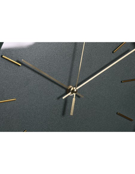 Horloge Murale Home ESPRIT Vert Rose PVC Moderne 30 x 4 x 30 cm (2 Unités)