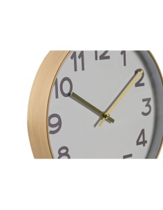 Horloge Murale Home ESPRIT Blanc Doré PVC 30 x 4 x 30 cm (2 Unités) 2
