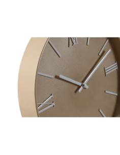 Horloge Murale Home ESPRIT Bleu Rose Moutarde PVC 30 x 4 x 30 cm (3 Unités) 2