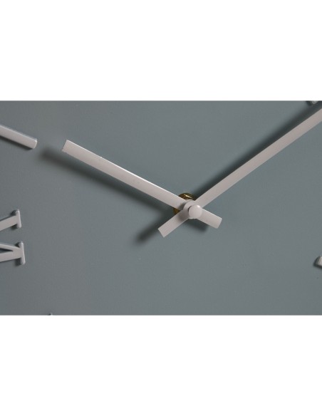 Horloge Murale Home ESPRIT Bleu Rose Moutarde PVC 30 x 4 x 30 cm (3 Unités)
