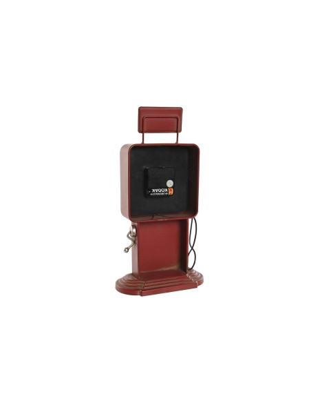 Horloge de table Home ESPRIT Rouge Métal gasolinera 18 x 10 x 34 cm
