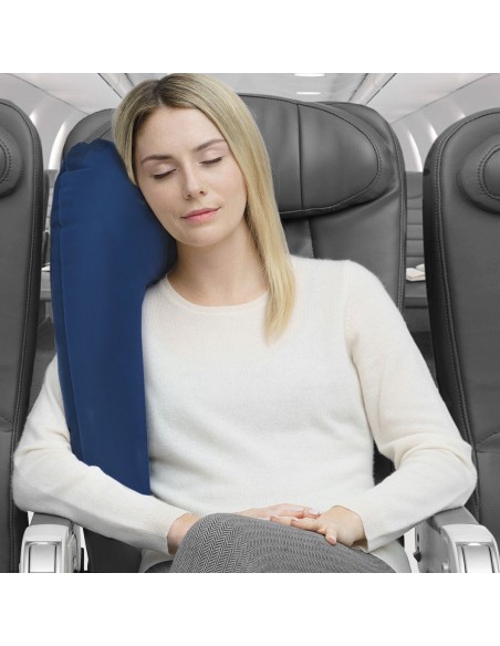 Oreiller de Voyage Gonflable avec Support pour Sièges Restel InnovaGoods