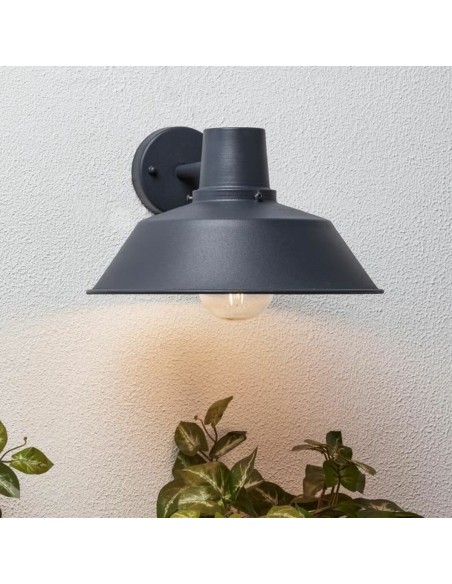 Applique Murale Brilliant Noir Anthracite Métal 60 W E27