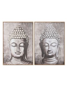 Cadre Home ESPRIT Buda Oriental 70 x 3,5 x 100 cm (2 Unités)