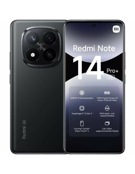 Smartphone Xiaomi Redmi Note 14 Pro+ Octa Core 12 GB RAM 512 GB Noir 6,67"