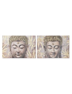 Cadre Home ESPRIT Buda Oriental 120 x 3 x 80 cm (2 Unités)