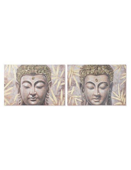 Cadre Home ESPRIT Buda Oriental 120 x 3 x 80 cm (2 Unités)
