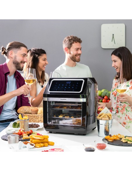 Friteuse à Air InnovaGoods Noir 1800 W 12 L Acier inoxydable (Reconditionné B)