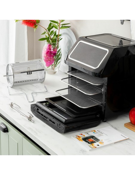 Friteuse à Air InnovaGoods Noir 1800 W 12 L Acier inoxydable (Reconditionné B)