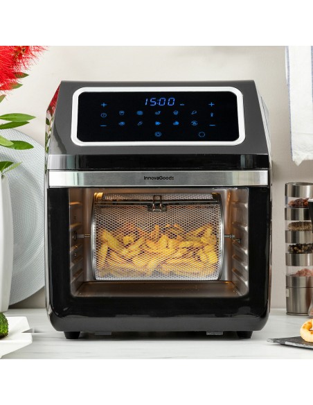 Friteuse à Air InnovaGoods Noir 1800 W 12 L Acier inoxydable (Reconditionné B)