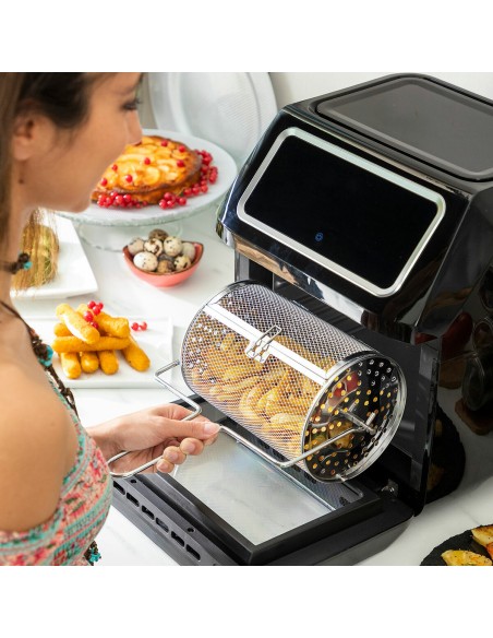 Friteuse à Air InnovaGoods Noir 1800 W 12 L Acier inoxydable (Reconditionné B)