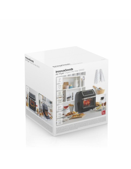 Friteuse à Air InnovaGoods Noir 1800 W 12 L Acier inoxydable (Reconditionné B)