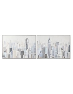 Cadre Home ESPRIT Ville Loft 122,3 x 4,5 x 82,3 cm (2 Unités)