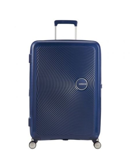Valise de taille moyenne American Tourister SoundBox Spinner Bleu 81 L 67 x 46,5 x 29 cm