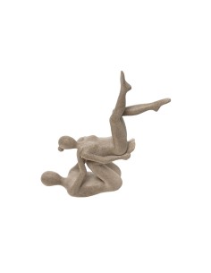 Figurine Décorative Home ESPRIT Beige Yoga 20 x 10 x 50 cm