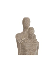Figurine Décorative Home ESPRIT Beige Yoga 20 x 10 x 50 cm 2