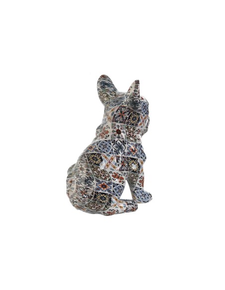 Figurine Décorative Home ESPRIT Multicouleur Chien méditerranéen 10 x 13 x 16 cm (2 Unités)