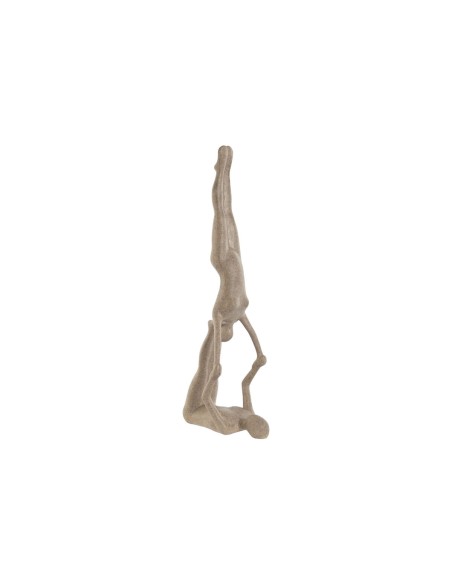 Figurine Décorative Home ESPRIT Beige Yoga 29,5 x 8 x 28 cm