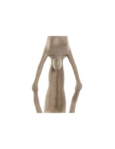 Figurine Décorative Home ESPRIT Beige Yoga 29,5 x 8 x 28 cm